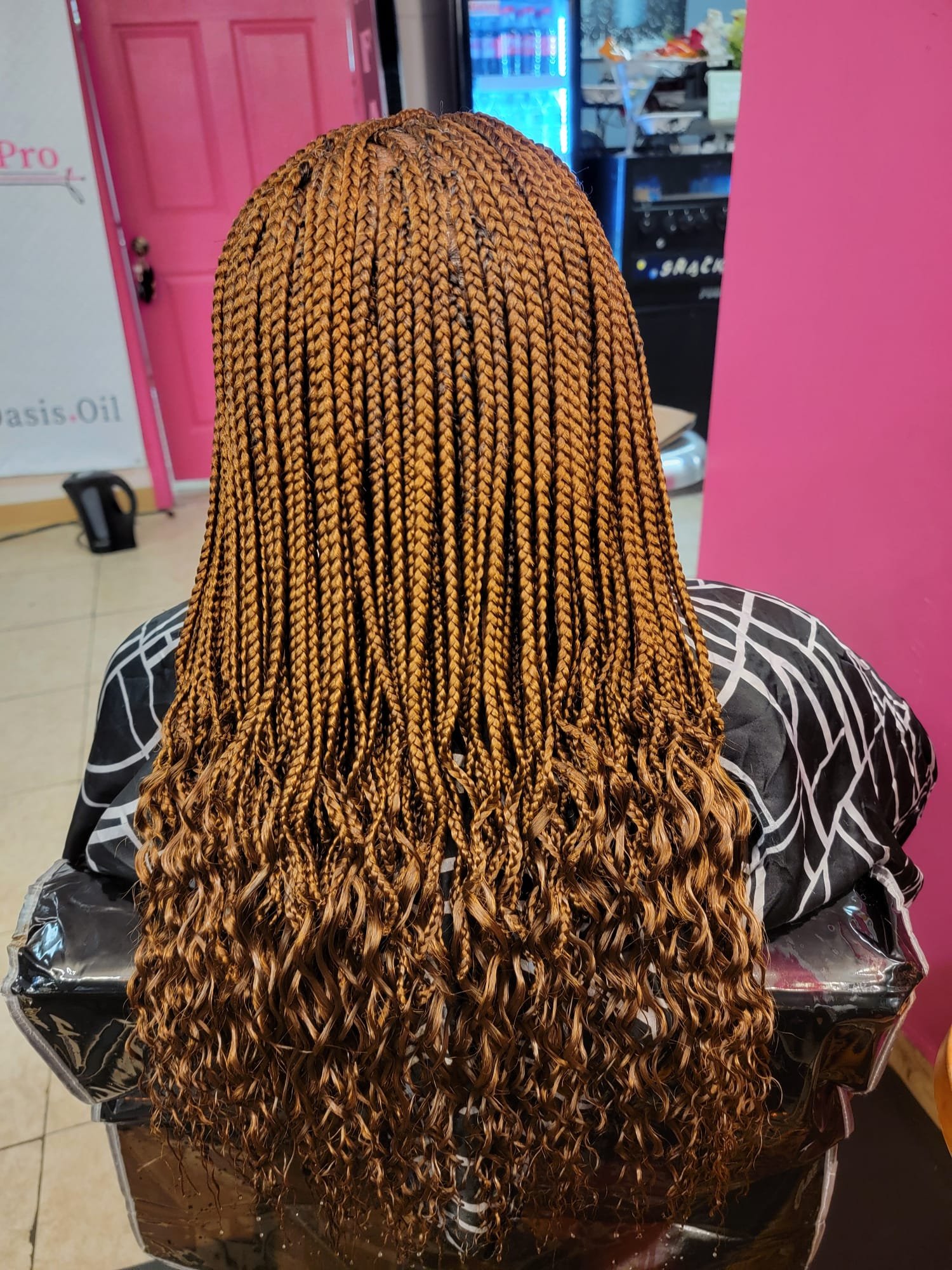 Knotless box braid